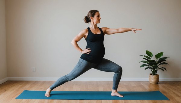 La posture du guerrier pendant la grossesse: un guide étape par étape